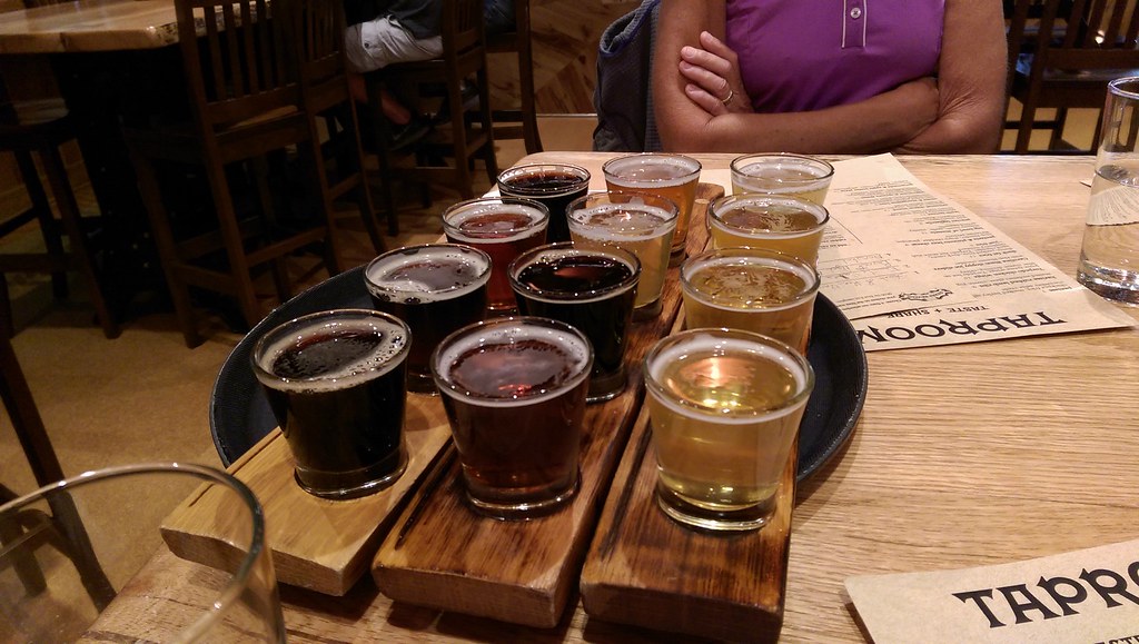 Flights at Sierra Nevada Brewery. RobinJP Flickr