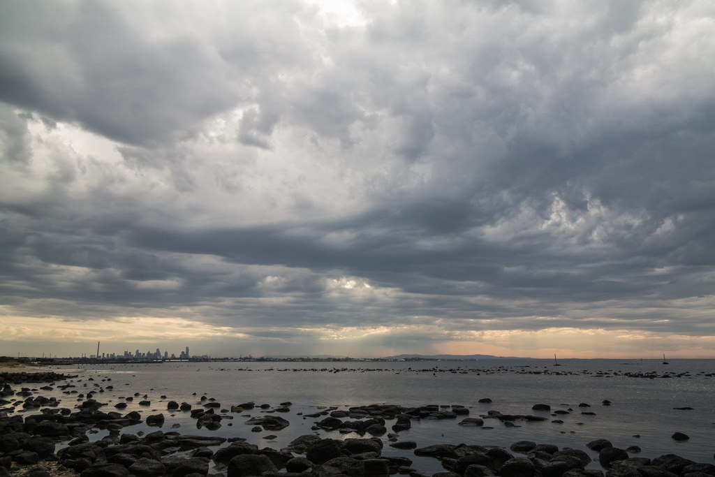 Morning rain 2 Altona Beach Wendy R Flickr
