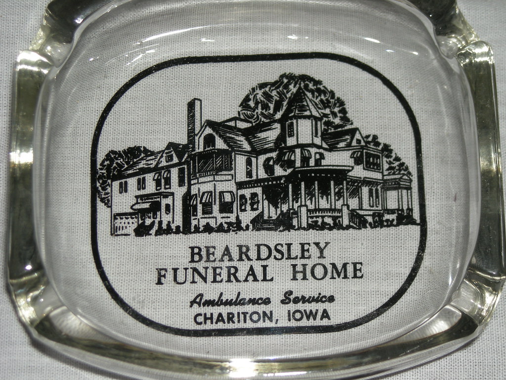 Beardsley Funeral Home Chariton, Iowa advertisement asht… Flickr