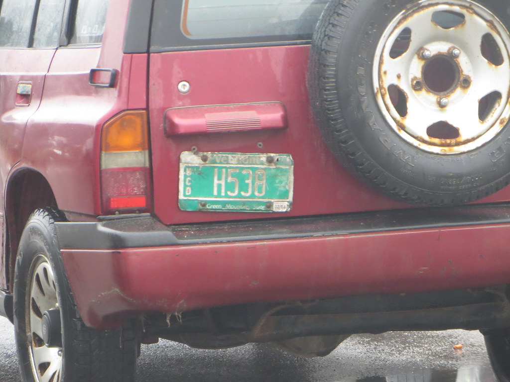 Vermont Used Car Dealer License Plate Here's a weird spott… Flickr