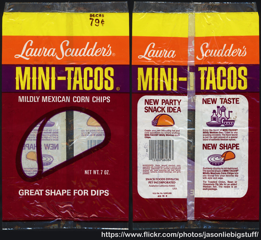 Laura Scudder's MiniTacos corn chips 7 oz snack bag p… Flickr