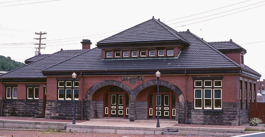 BR&P station, Salamanca, NY 121440 Jun 89 a photo on Flickriver