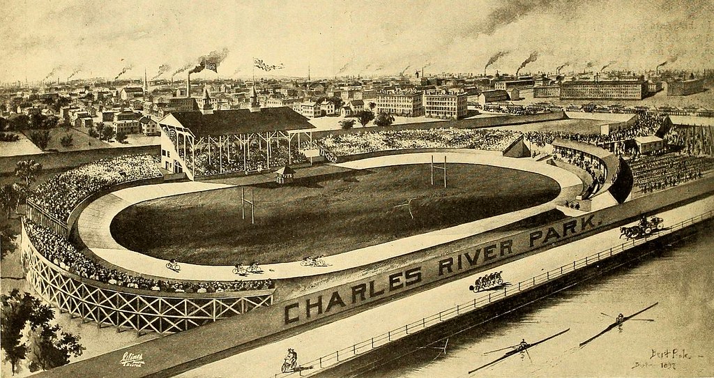 The New Charles River Park Track Boston 1894 The cycling… Flickr
