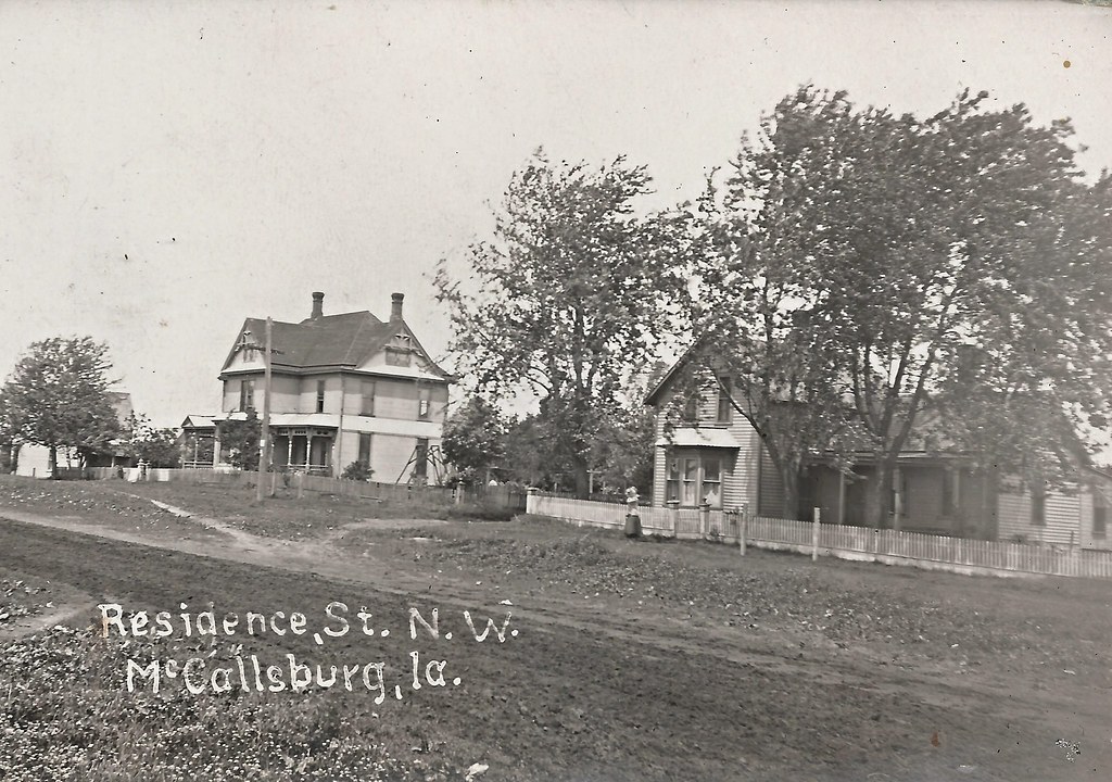 McCallsburg, Iowa, Street Scene, Houses, Homes, Residences… Flickr