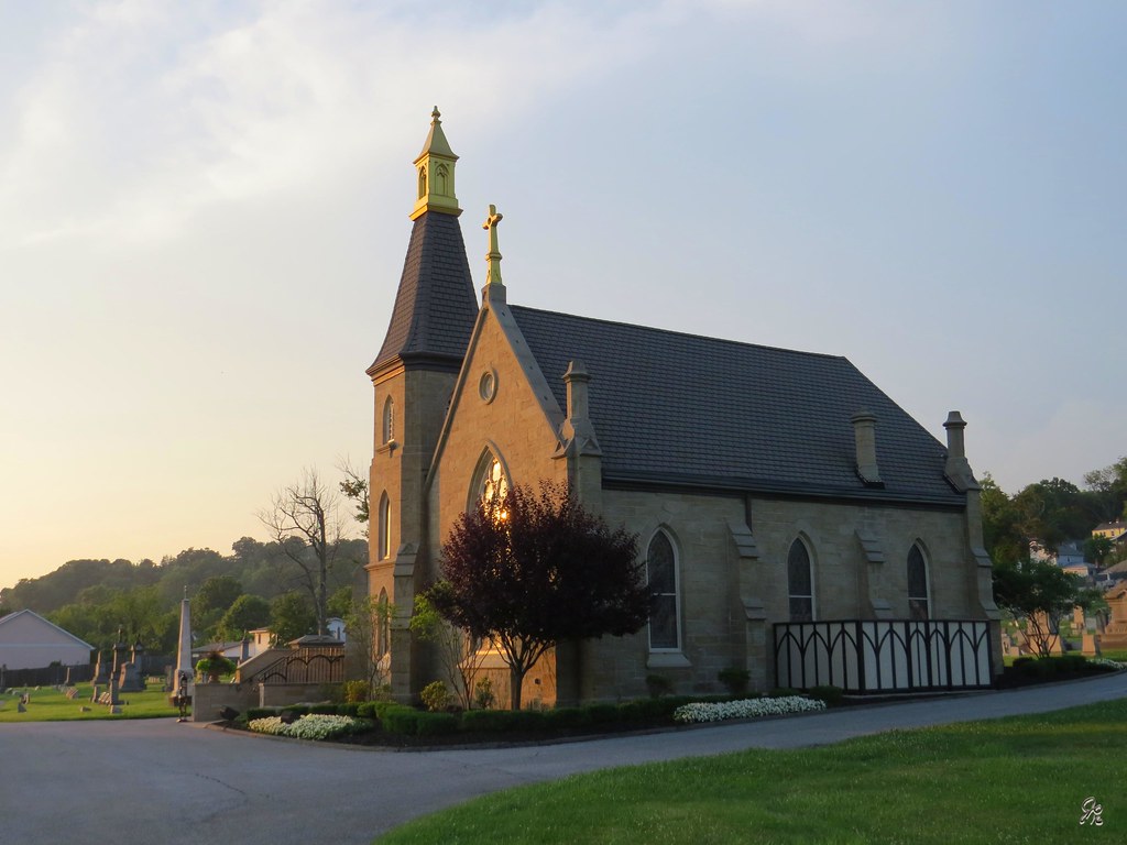 Mt Calvary Cemetery Sunset Wheeling WV Sunset from Mt Ca… Flickr