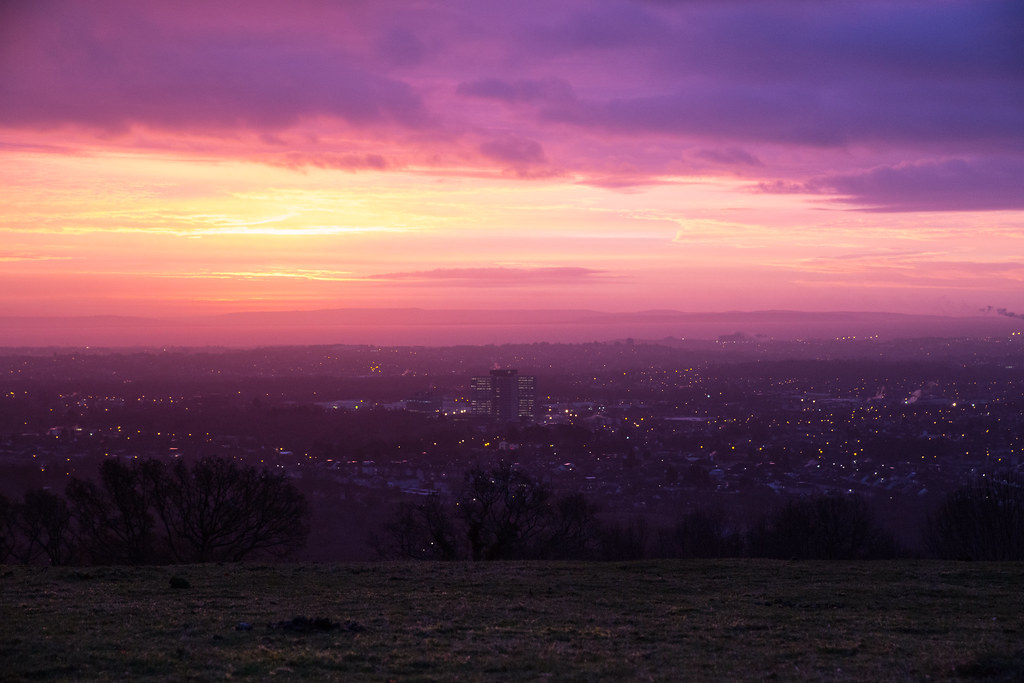 Sunrise over Cardiff City. Sunrise over Cardiff City. Flickr