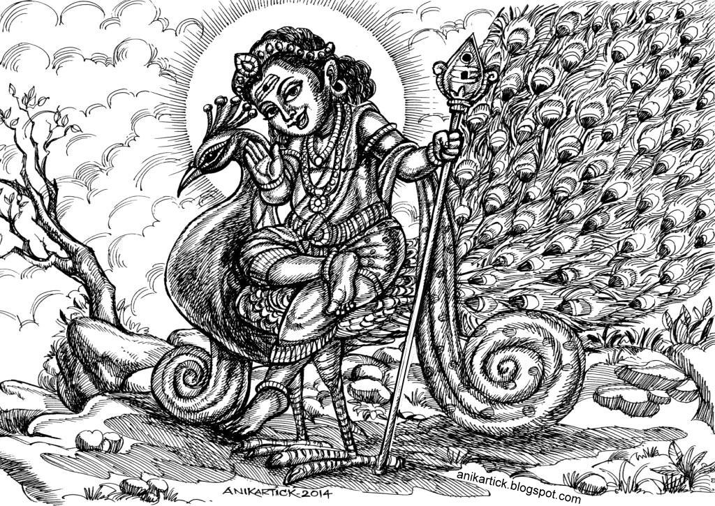 MURUGAN LORD MURUGAN GOD MURUGAN Art / Drawing / Illustration
