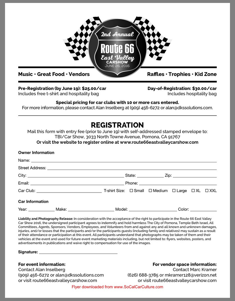 POMONA CA USA "Route 66 East Valley Car Show" June 26 … Flickr