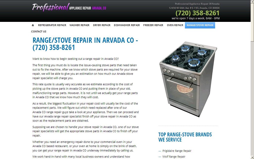 Professional Appliance Repair of Arvada(720) 3588261 Flickr