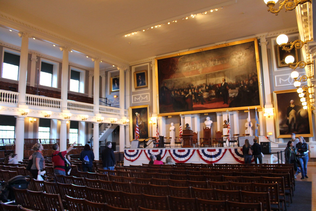 Boston Freedom Trail Faneuil Hall Great Hall a photo on Flickriver