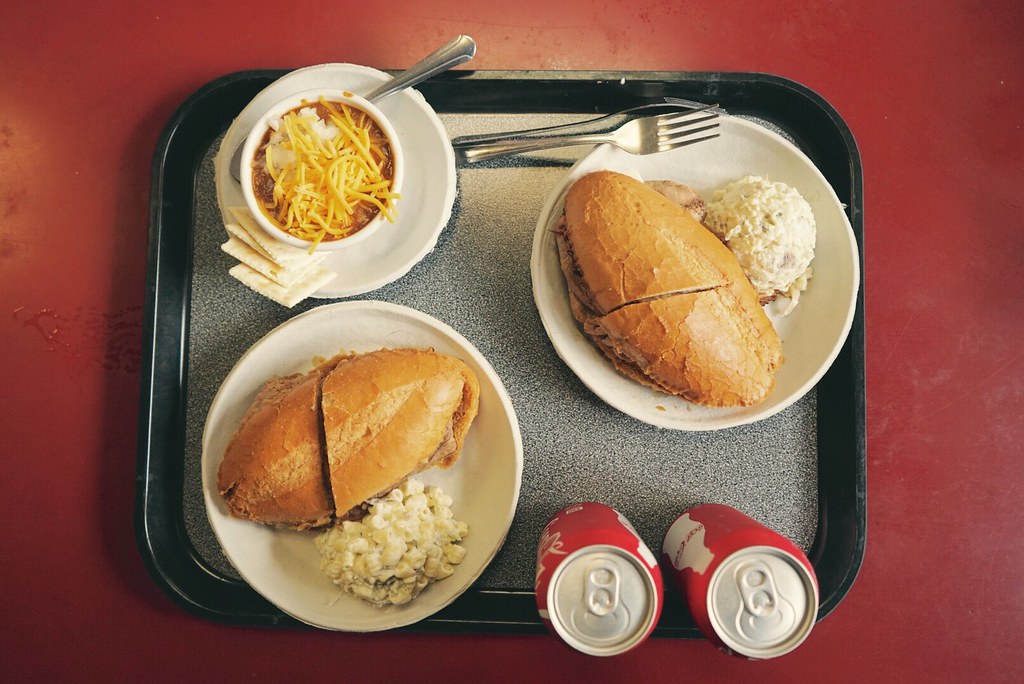 Philippe's 3 Philippe's sandwiches, chili and a couple of… Robert