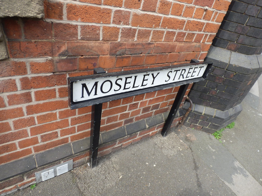 Mosley Street, Burton upon Trent road sign Moseley Str… Flickr