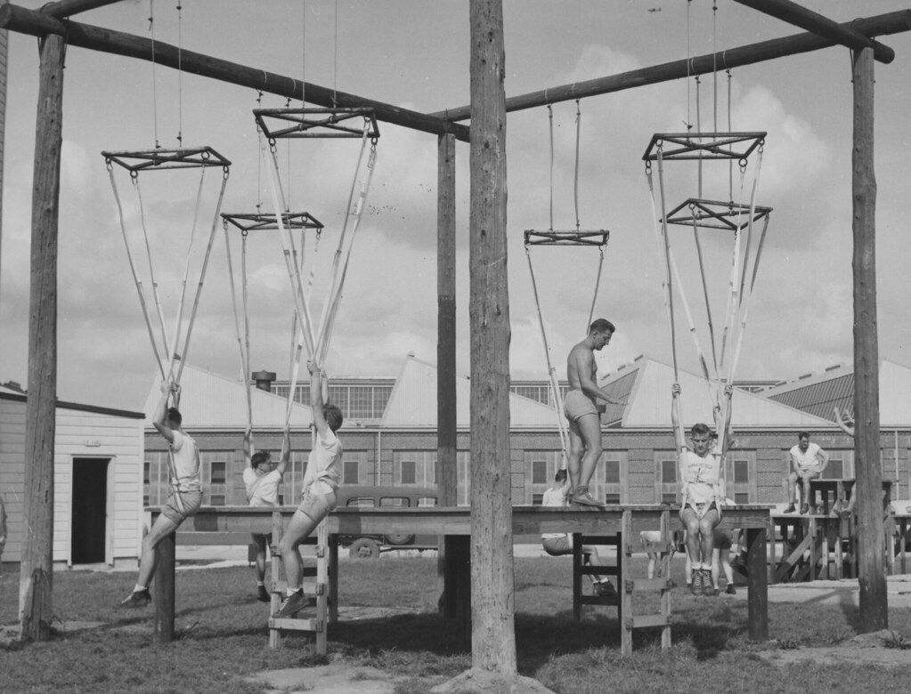 Parachute Training Course, September 8, 1944 These complic… Flickr