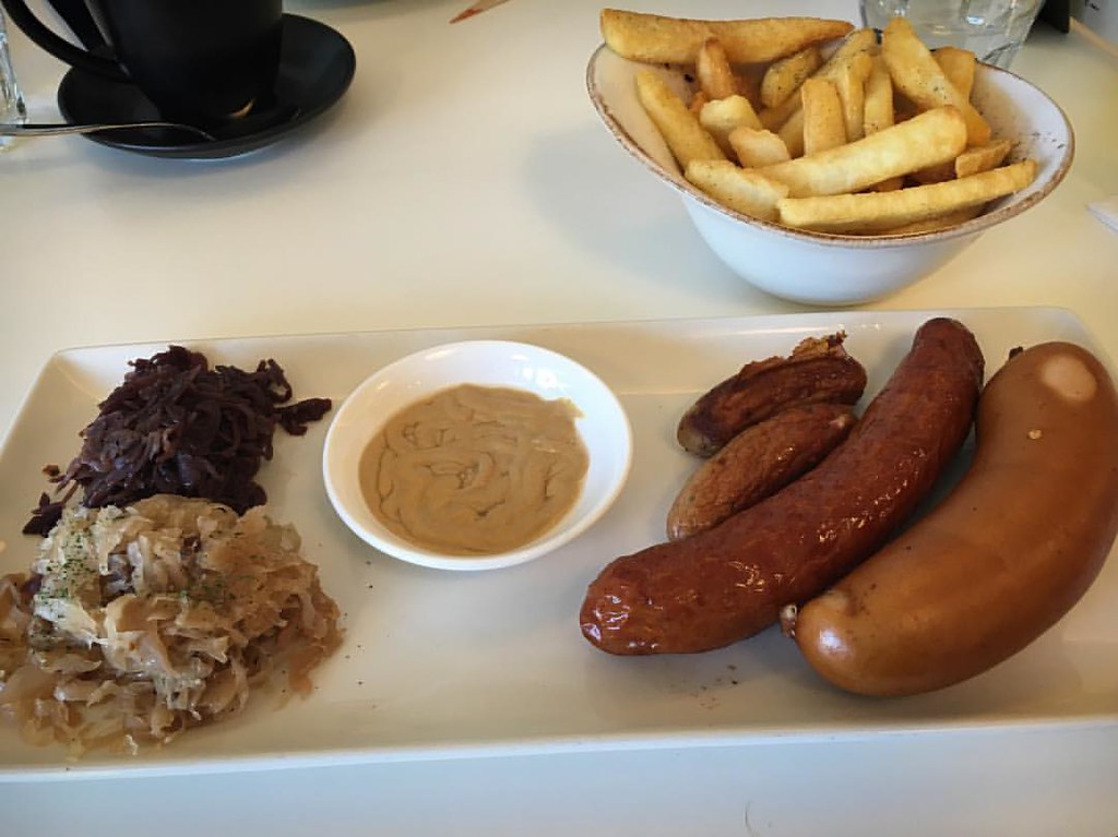German sausage sampler. BundyB Flickr