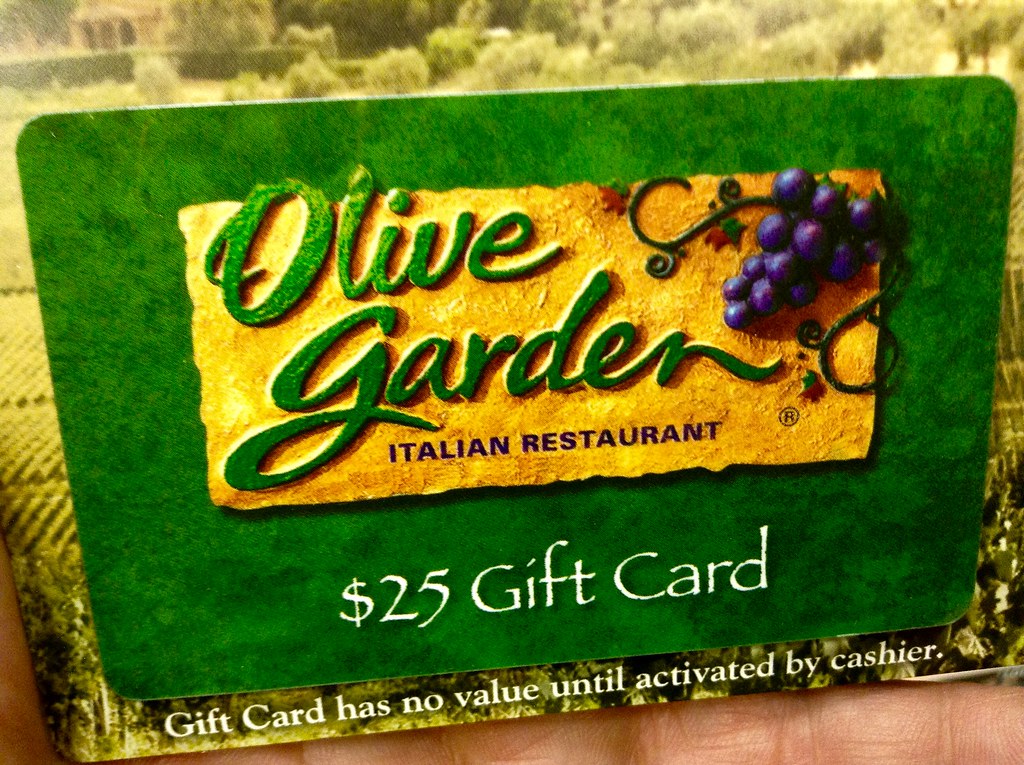 Olive Garden Restaurant Gift Card, 1/2015, by Mike Mozart … Flickr