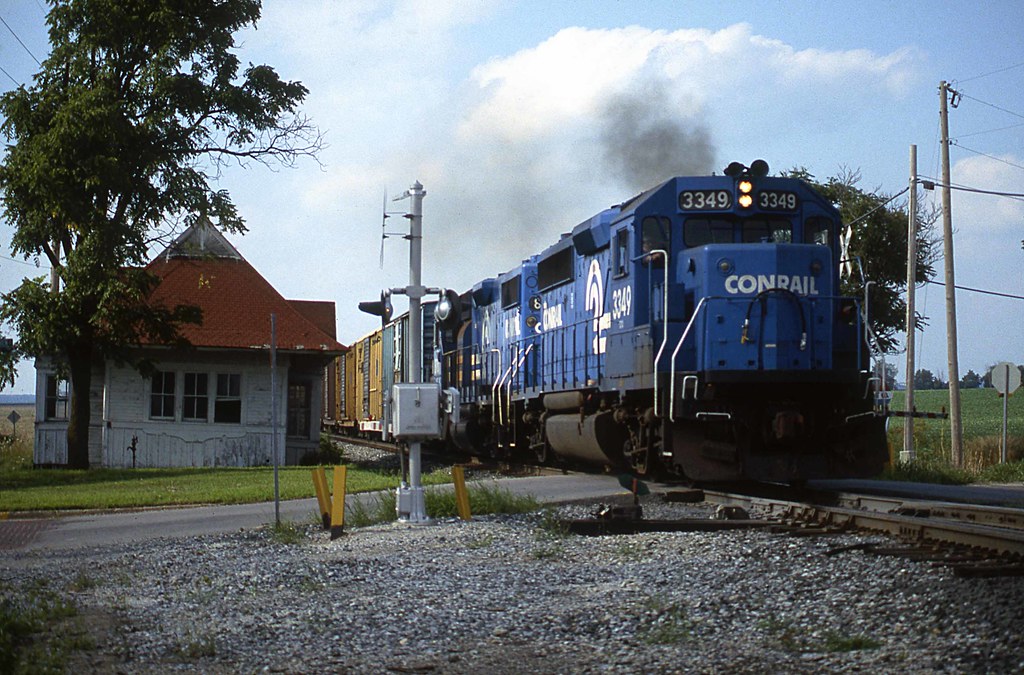 Conrail 3349 Leesburg, Indiana Southbound on the Conrail'… Flickr