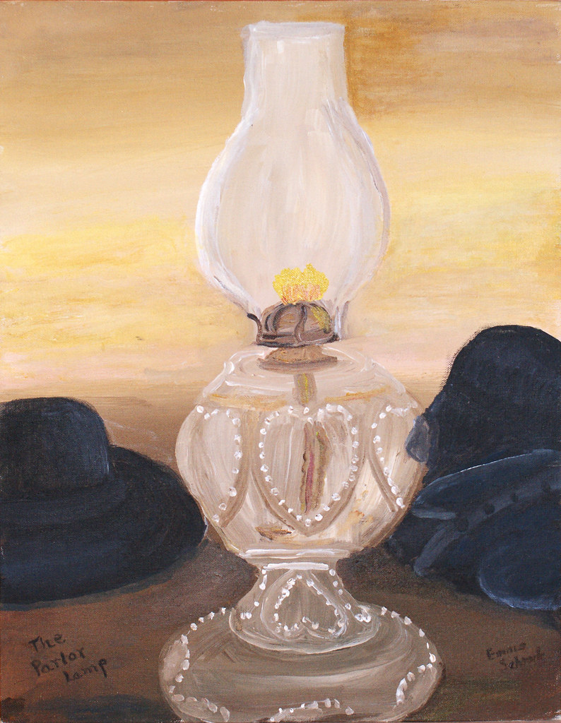 ‘The Parlor Lamp’ Painting This oiloncanvas painting was… Flickr