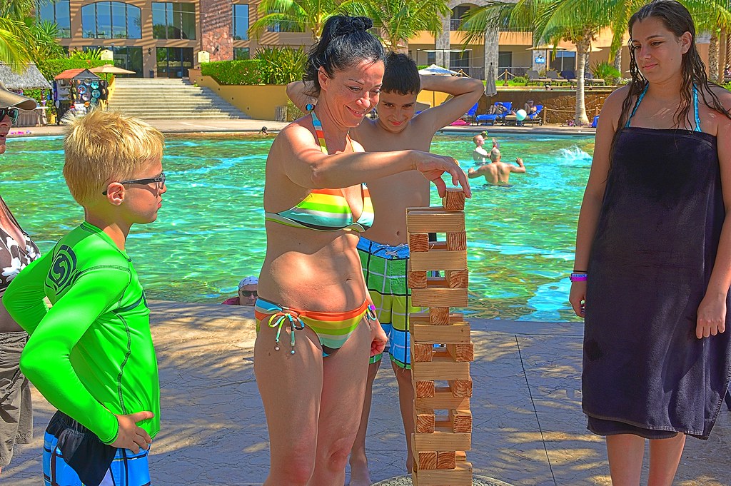 Pool Time Activities Various activities around the pool at… Flickr