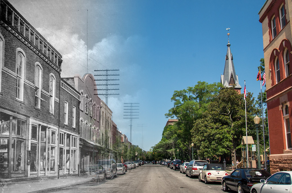 Pollock St., New Bern, NC 19001930 vs. Now Another old … Flickr