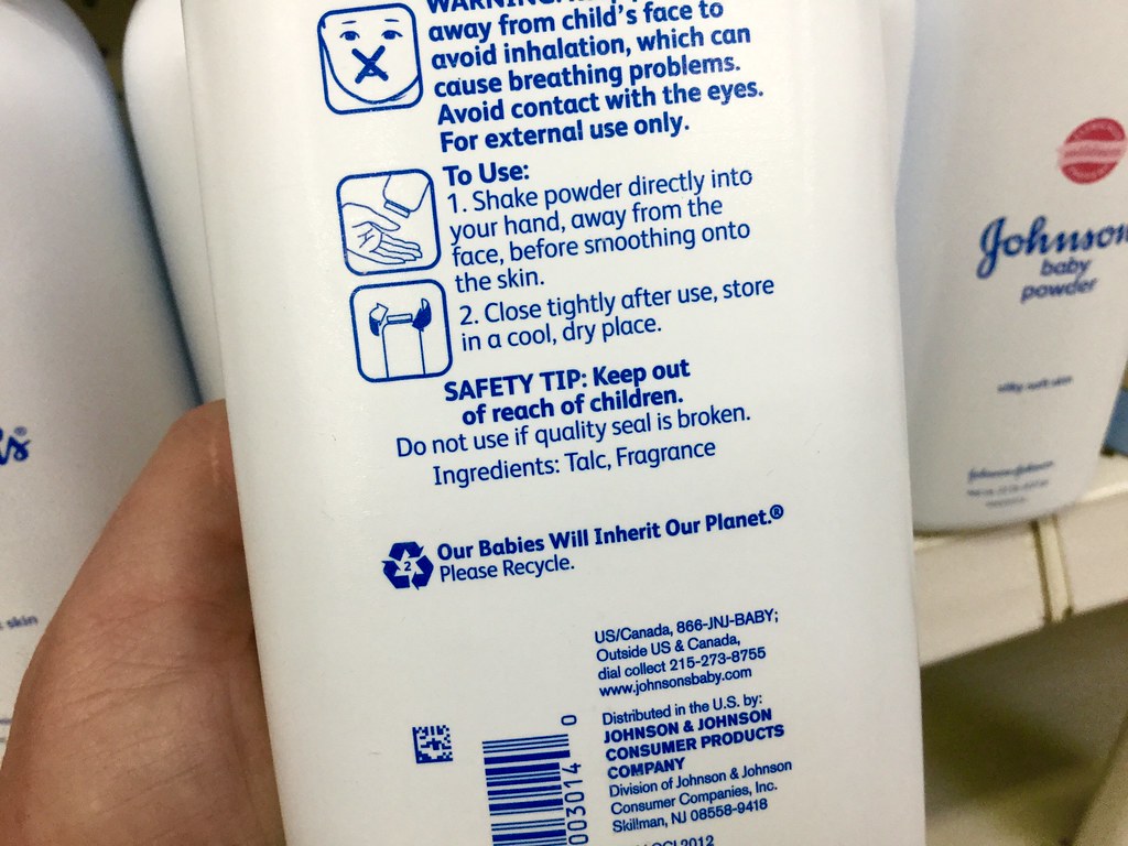Johnson's Baby Powder, Talc, Talcum, Johnson and Johnson Flickr