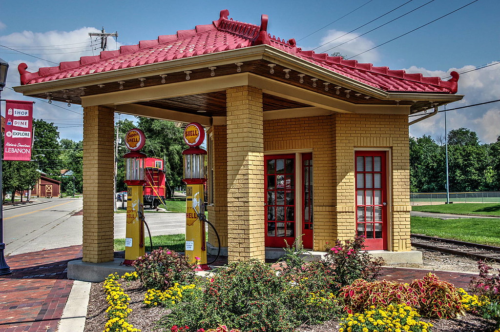 Old Time Gas Station Taken in Lebanon, Ohio, USA Robert Magina Flickr