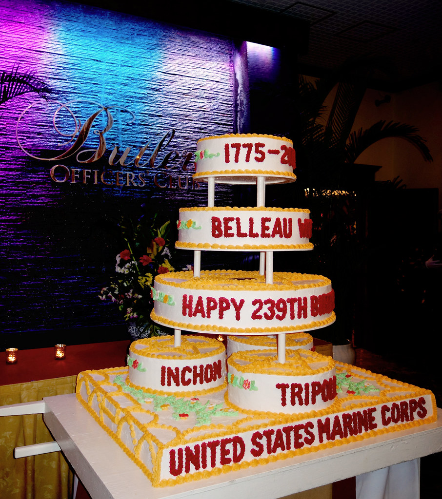 USMC Ball Okinawa 2014, birthday cake Divemasterking2000 Flickr