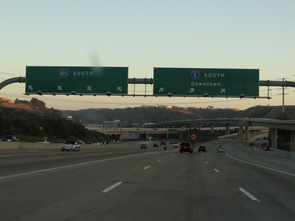 Junction of Interstate 805 and Interstate 5, San Diego, Ca… Flickr