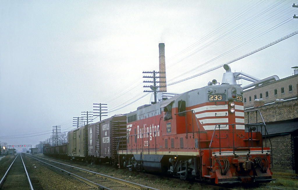 CB&Q GP7 233 Chicago Burlington & Quincy Railroad GP7 233 … Flickr