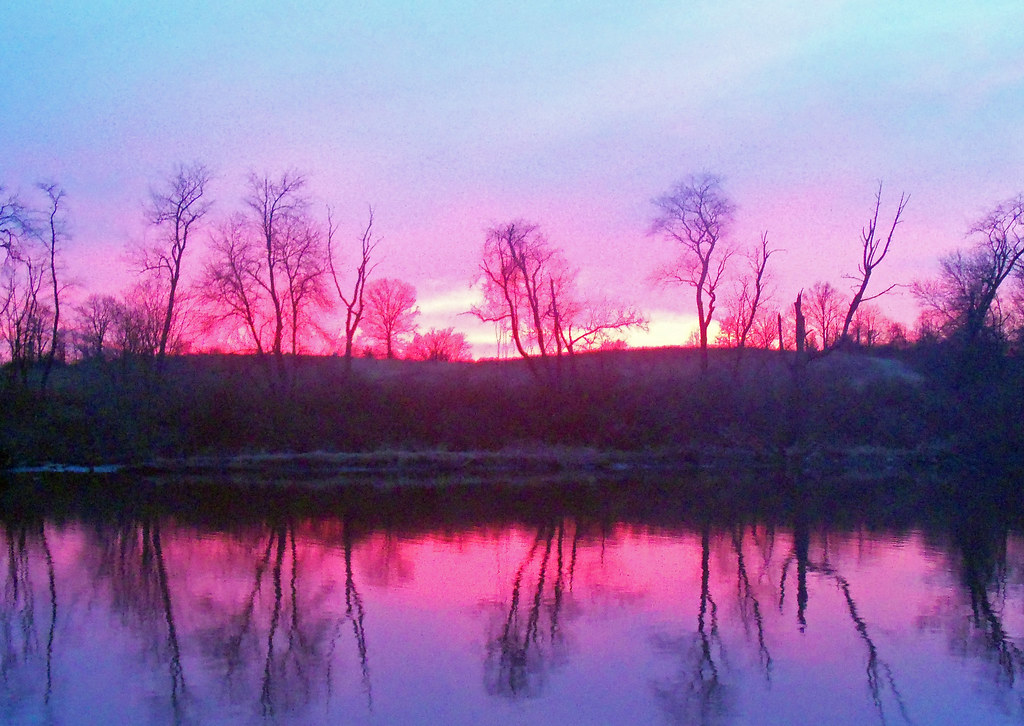 Sunset over the Wallkill River over the Wallkill Riv… Flickr