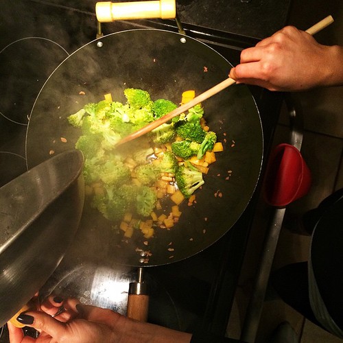 Prepping a mean Beef & Broccoli. By Jen Miller via Instagr… Flickr