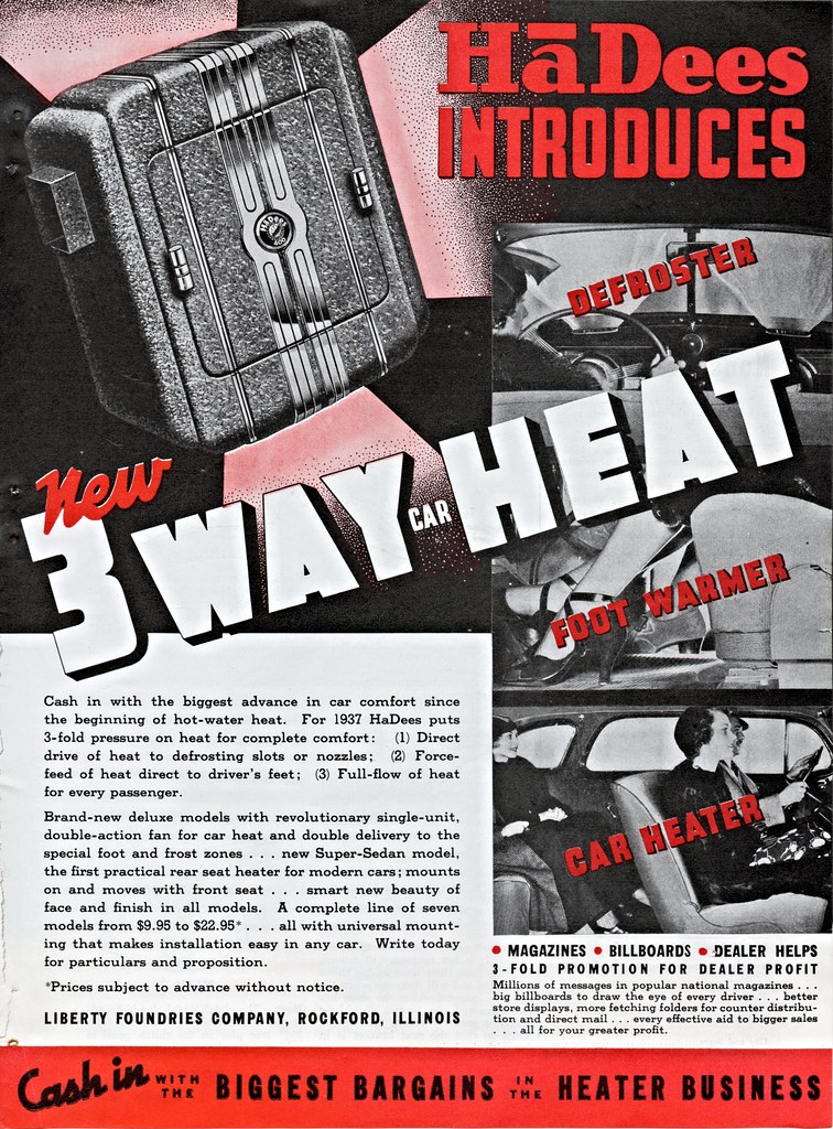 1937 HaDees Hot Water Car Heater a photo on Flickriver