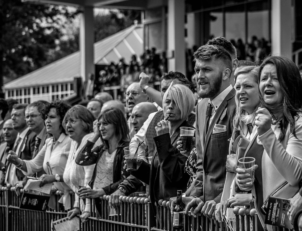 Expectant punters Haydock Park David Spear Flickr