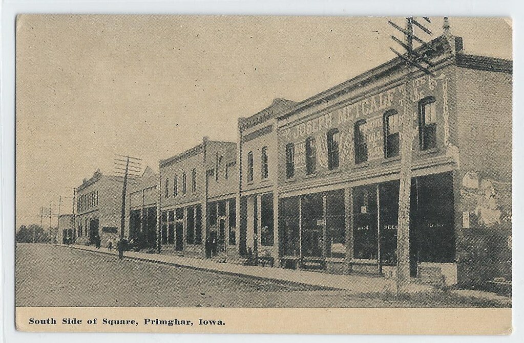 117289 U. S. Primghar Iowa Jewish Joseph Metcalf Store Flickr
