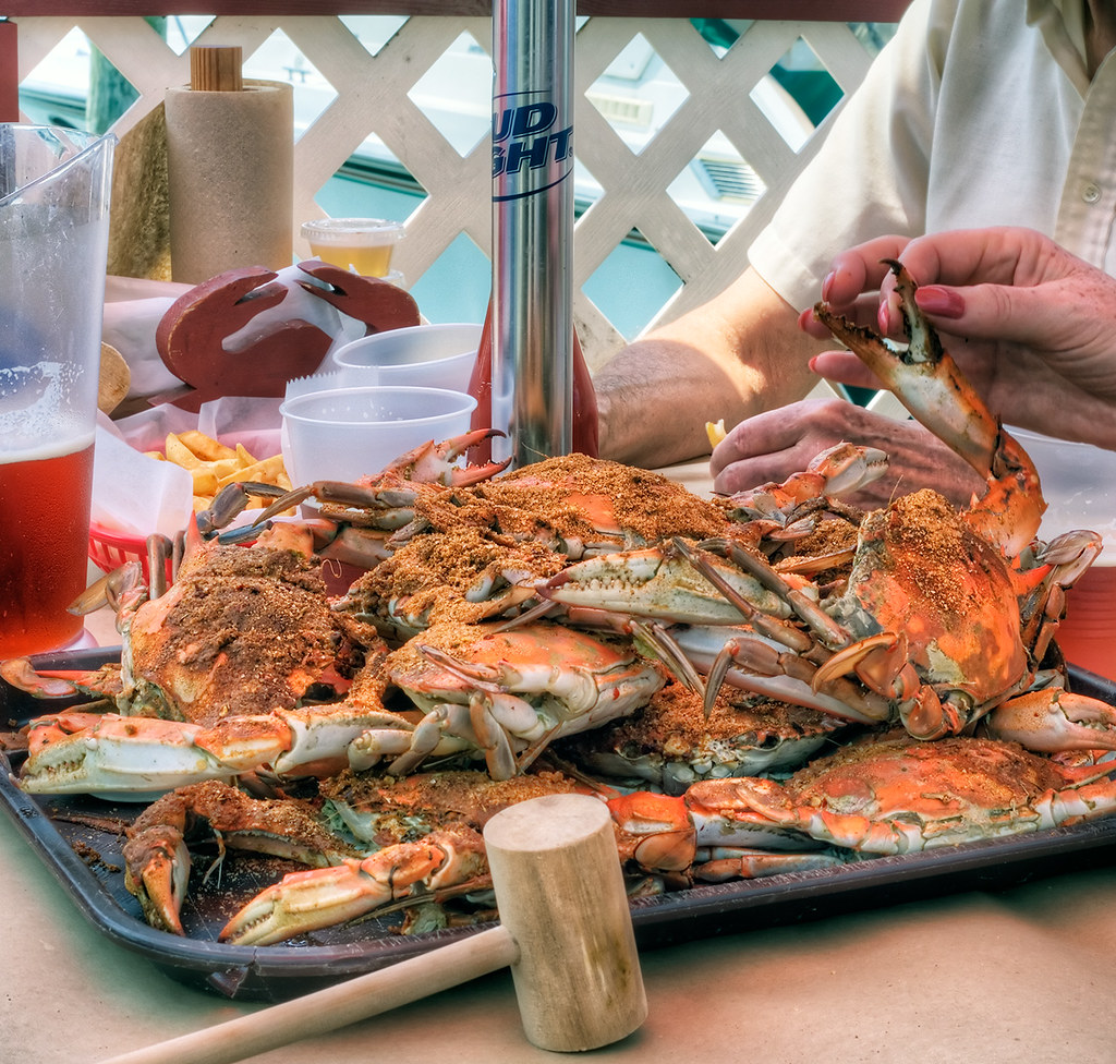 Crabs n Beer Hard crabs at Watermans Crab House in Rock Ha… Flickr