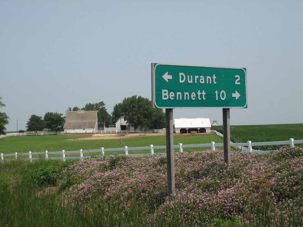 We actually stopped in the town of Iowa … Flickr