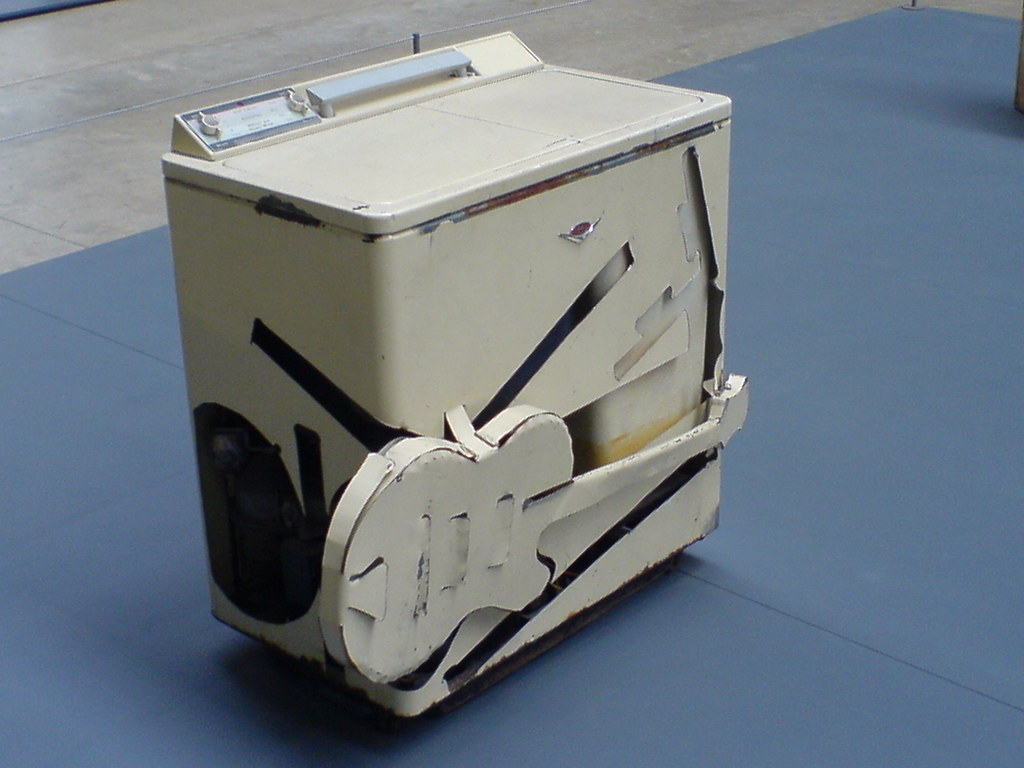 Guitar out of Washer Dryer Taken at Tate Modern Matthew Hutchinson