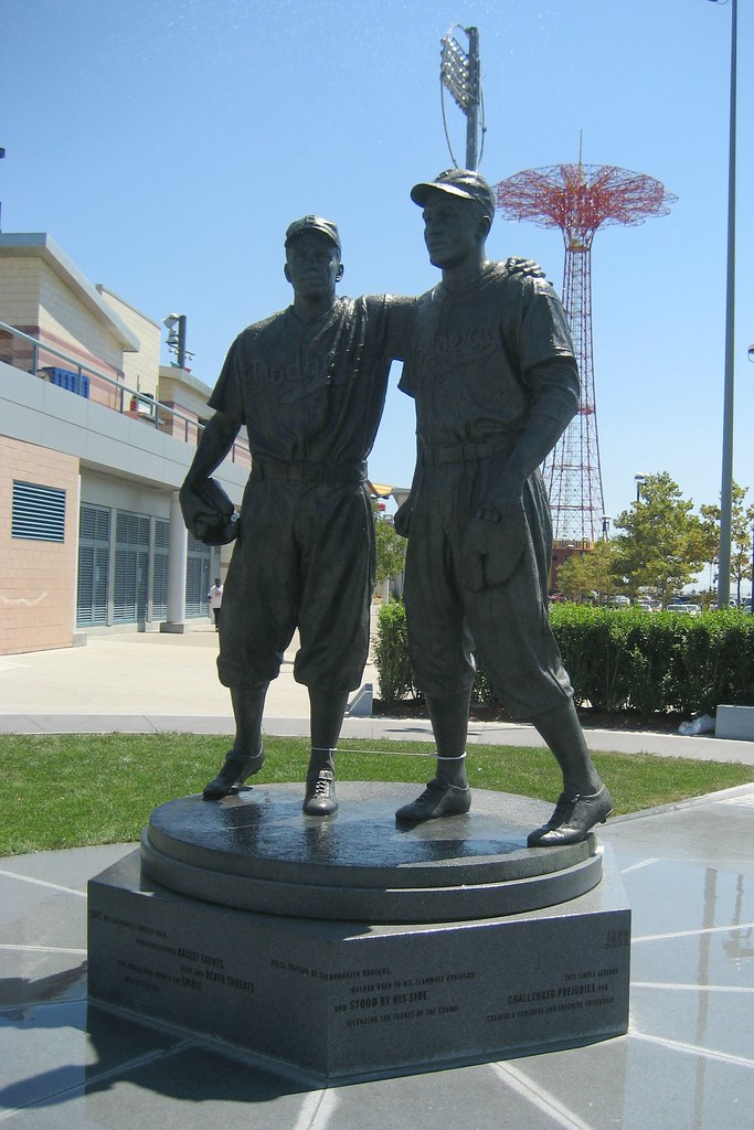 Brooklyn Coney Island Keyspan Park Jackie Robinson and Pee Wee