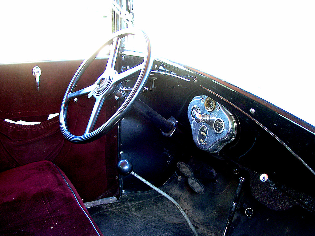 Interior 1930 Ford Model A 'Coupe' (085) Jim Lambert Flickr