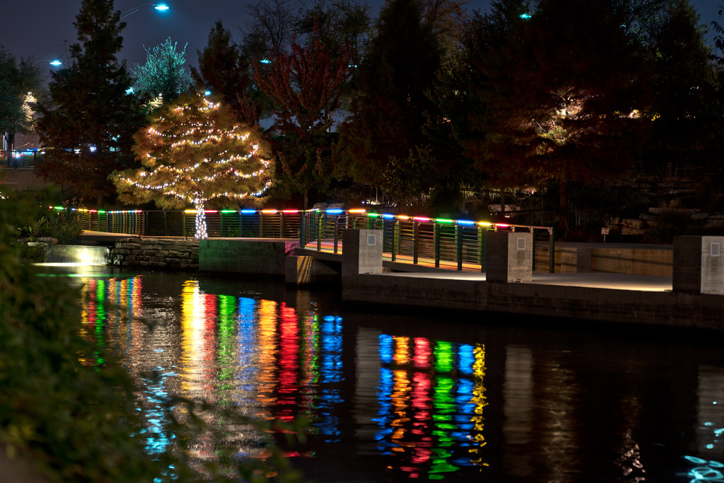 Christmas Lights Reflecting in the San Antonio River Flickr