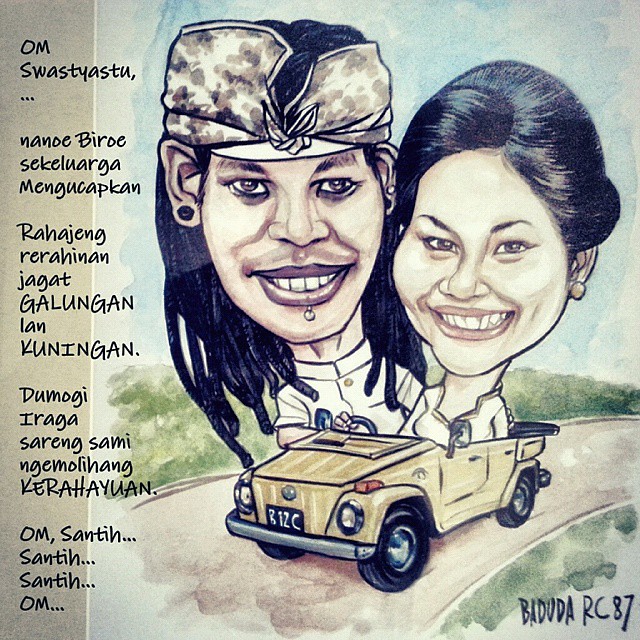 OM Swastyastu, nanoe Biroe sekeluarga mengucapkan Rahajeng