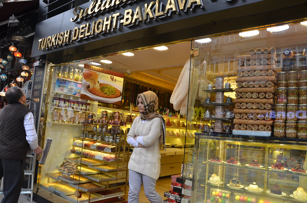 A Turkish Delight and Baklava store An Arabic tourist peek… Flickr
