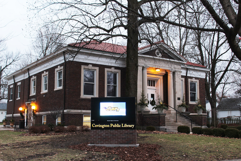 Covington, Indiana Carnegie Library 12/20/2014 Built in 19… Flickr