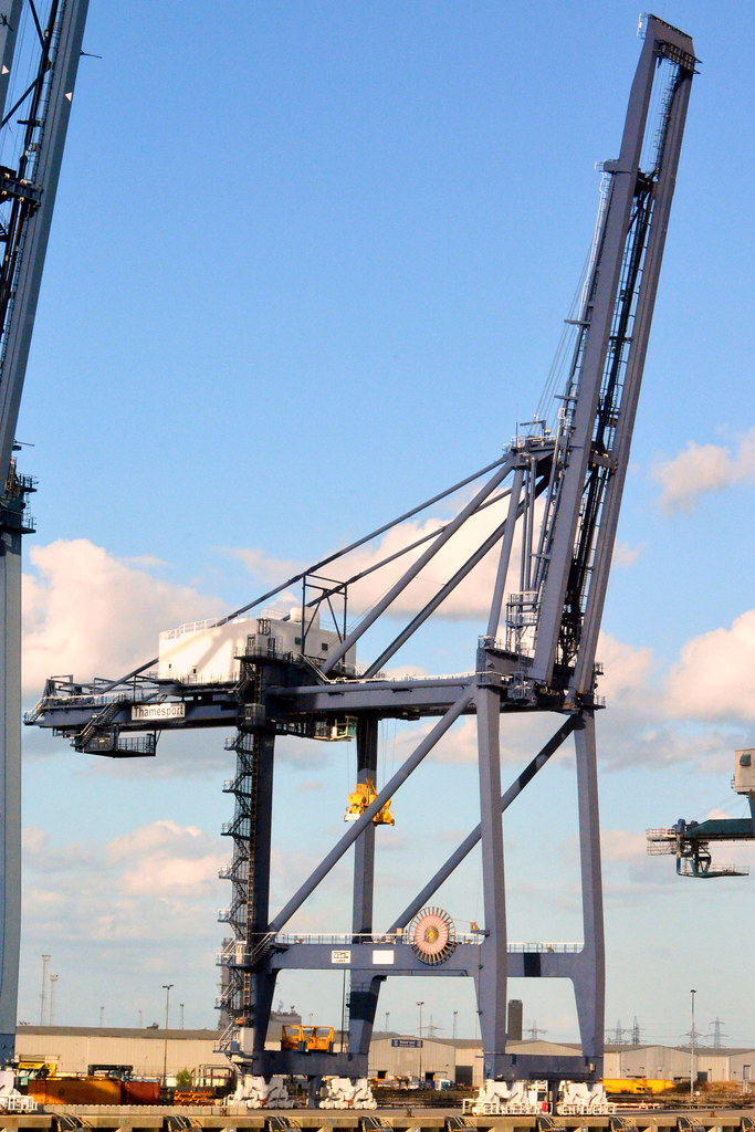ZPMC Gantry Crane At London Thamesport Container Terminal.… Flickr