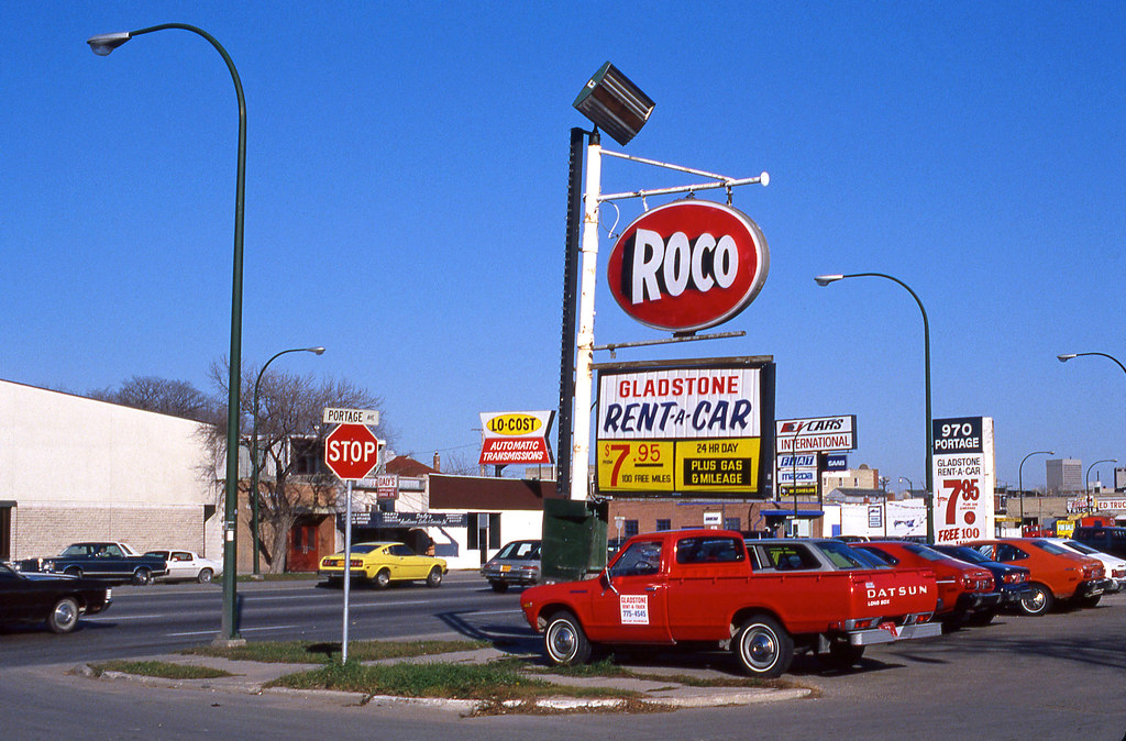Portage Avenue Winnipeg MB October 1977 Ektachrome Fro… Flickr