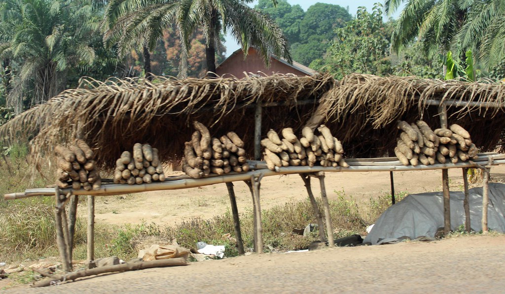 African Yams African Yams Roadside Market Kpoko Village, B… Flickr