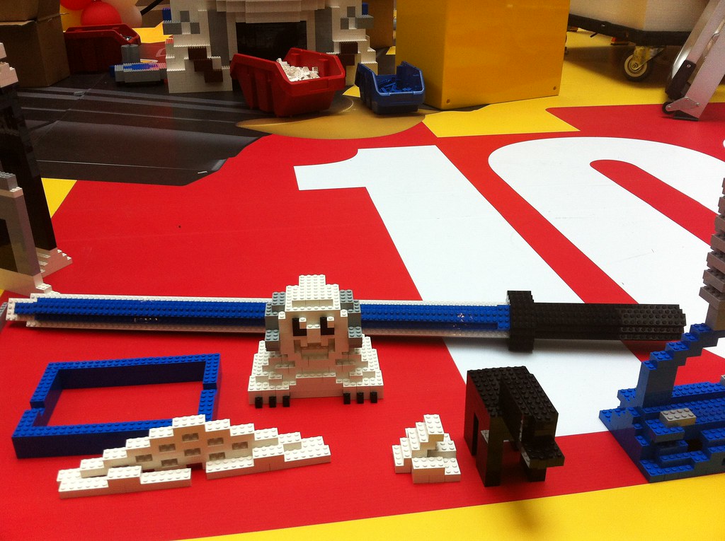 100th LEGO Store Grand Opening at White Plains. I built t