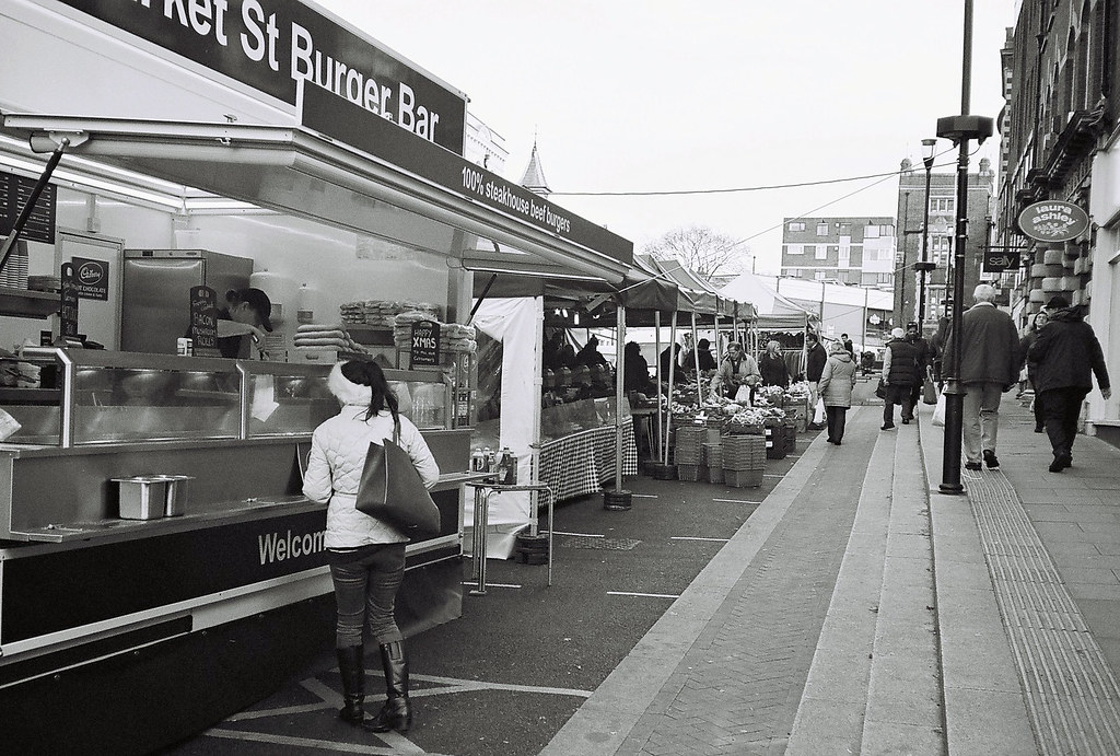 Guildford North Street Dec 2014 Ilford XP2 Taken with a … Flickr