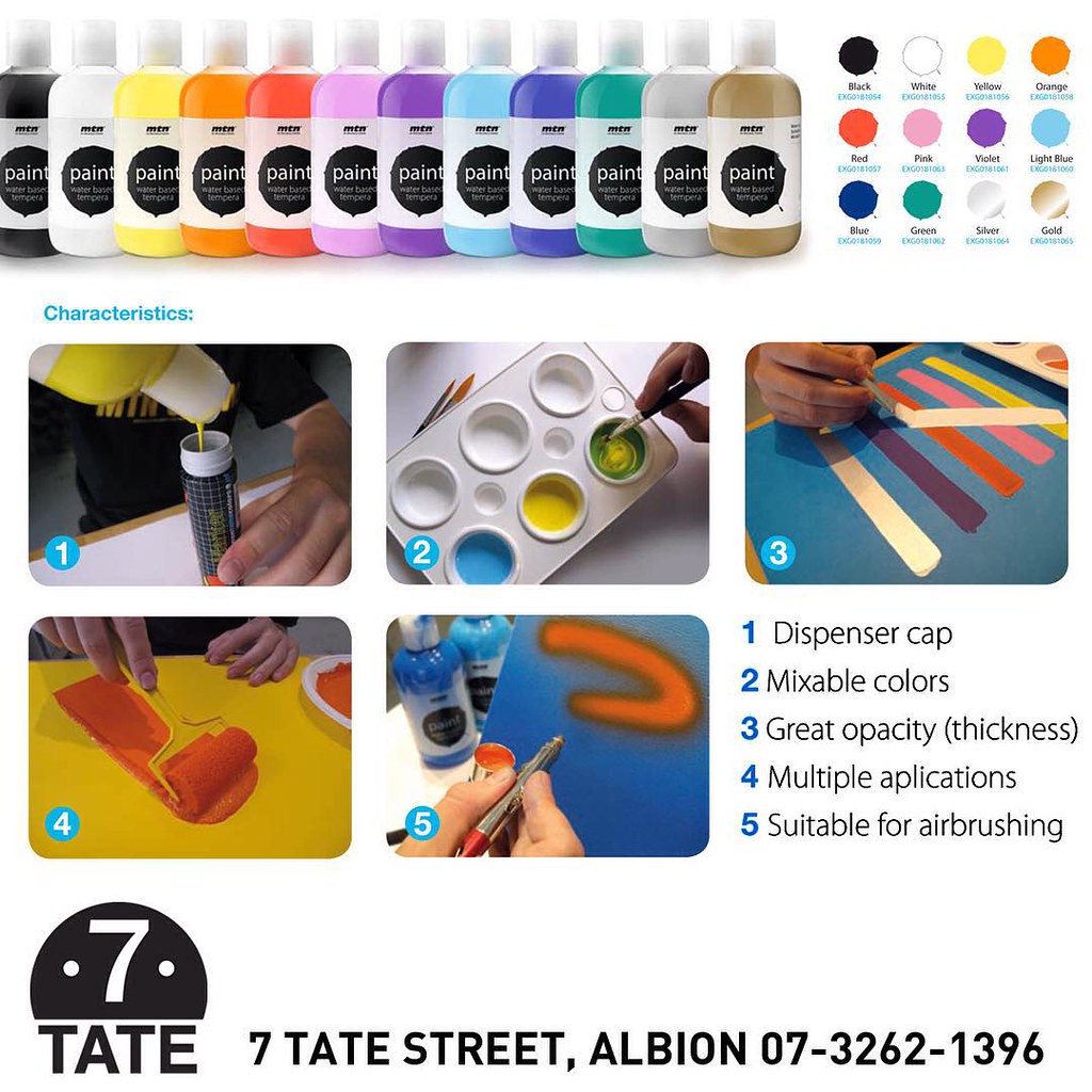 NEW to 7 Tate Mtn Tempera paint. Can be used to refill mar… Flickr