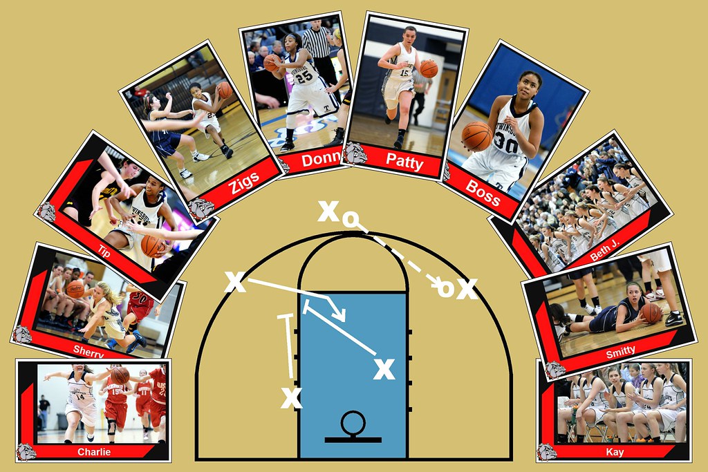 Basketball play Basketball team photos in a semicircle ar… Flickr