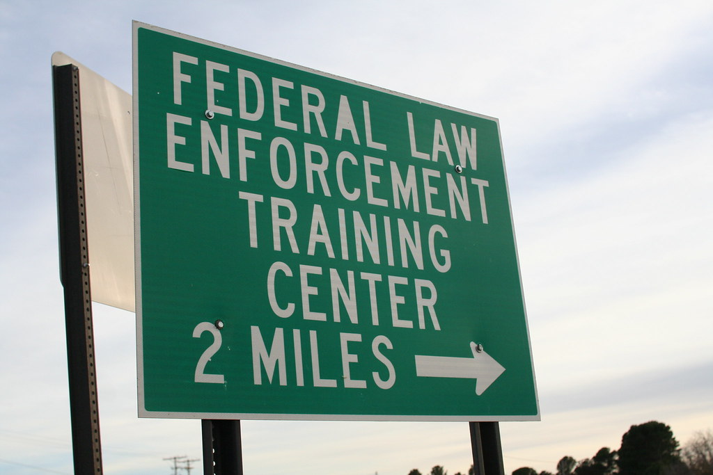 Artesia New Mexico FLETC Sign 2 miles Artesia New Mexico Professor